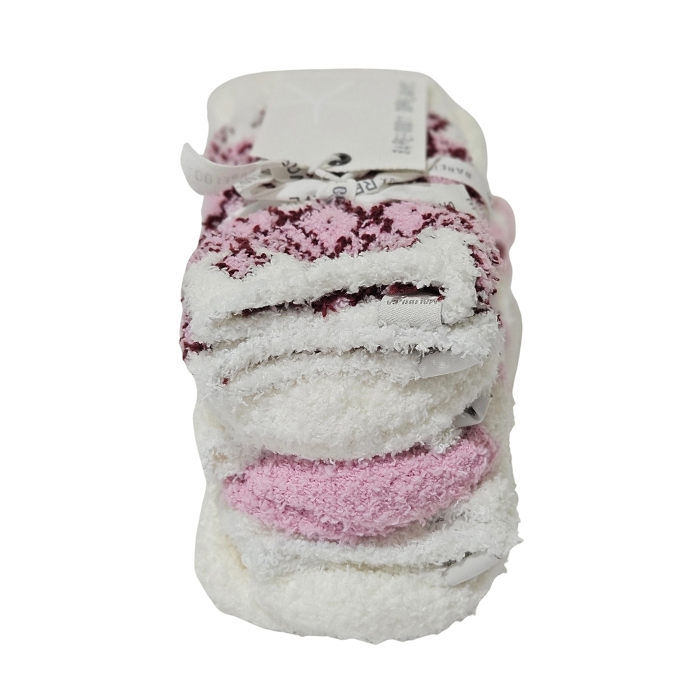 Barefoot Dreams x Revolve Winter Socks Set Pearl Multi Cozy Chic 3 Pairs Gift - Picture 5 of 7